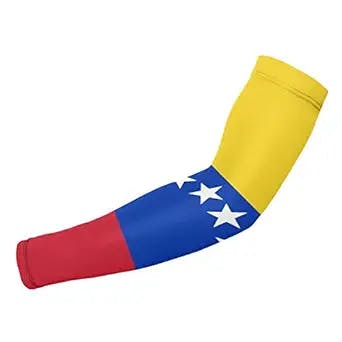 XCSADE Venezuela Flag Sports Compression Arm Sleeves 1 Pair - 2 Sleeves Youth & Adult Sizes Football Baseball Basketball Cycling Tennis
