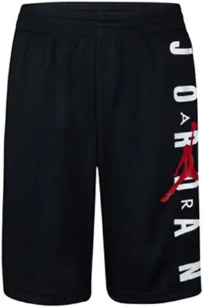 "Get Your Dunk Game On with Nike Air Jordan Boys' Mesh Black Shorts!"