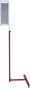 Jump USA Vertec, Stand-Alone 6 to 12 Foot Vertical Jump Tester, Red/Silver (22550)