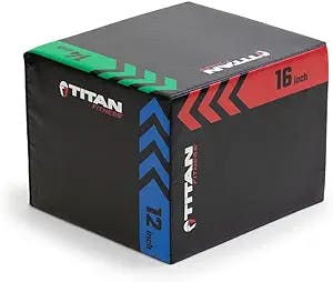 Jump Higher with Titan Fitness Youth Heavy Foam Plyometric Box