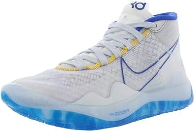 Nike Zoom KD 12 Basketball Shoes (12, White/Game Royal-White-Amarillo)