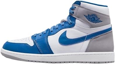 Nike Air Jordan 1 Retro High OG Men's Shoes (True Blue/Cement Grey/White, us_Footwear_Size_System, Adult, Men, Numeric, Medium, Numeric_10_Point_5)