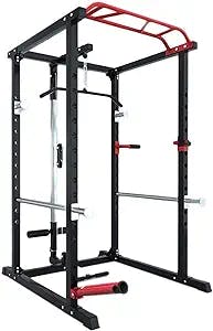 ZHANGNA Fitness Rack Profession Squat Rack Home Gym, Squat Rack Profession Squat Rack Frame Multi-Functional Household Power Cages Bench Stand Barbell Stand Fitness Training Equipment