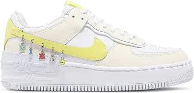 The Nike Women's Shoes Air Force 1 Shadow SE Pale Ivory Light Zitron DJ5197