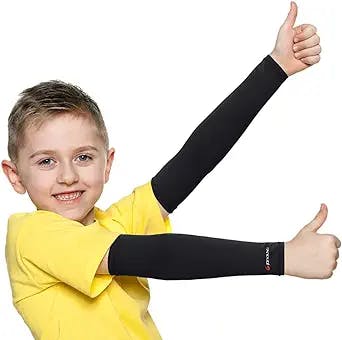 Coach Slam Reviews the JOEYOUNG Arm Sleeves for Kids - Dunk On It Approved!