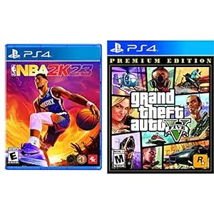 NBA 2K23 - PlayStation 4 & Grand Theft Auto V Premium Edition Playstation 4