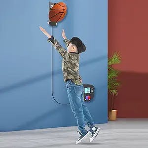 Vertical Jump Trainer for Basket Ball, Touch High Jump Counter, Jump Touch Sensing Height, Increase Bounce Training Tester, Growth Promotion Sports Training Equipment for Teenagers