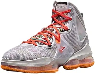 Nike Mens Lebron 19 Basketball Shoe Grey Fog/Roma Green Size 11