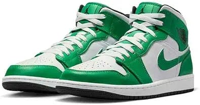 Jordan Nike Air 1 Mid Mens Lucky Green DQ8426 301