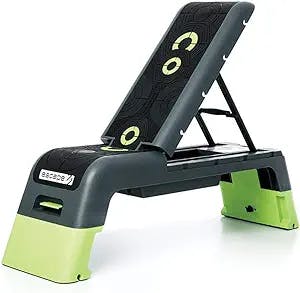 Escape Fitness Deck V2.0 Workout Platform or Adjustable Bench - Black/Green