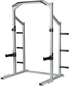 GDLF Power Rack Squat Stand Home Gym Strength Training Power Cage Weight Rack with Pull Up Attachment