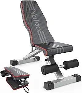 Yoleo Adjustable Weight Bench: The Ultimate Tool for Taking Your Vertical J