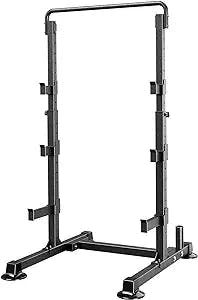 Z ZHICHI Squat Rack Cage Adjustable Squat Rack Home Gym Power Rack Pull Up Bar Power Rack Bench Press Bar