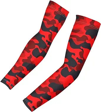 CLOHOMIN Arm Sleeves Sun Protection Compression Sleeves Tattoo Cover Up for Women Men Cooling Athletic Sports Sleeve