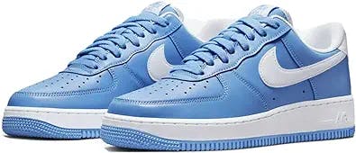 Nike Air Force 1 '07 UNC University Blue Mens Sneaker Size 9