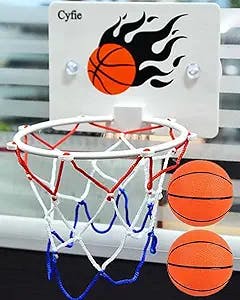 Slam Dunk Your Way to Bathtub Fun with Cyfie Basketball Hoop for Kids!