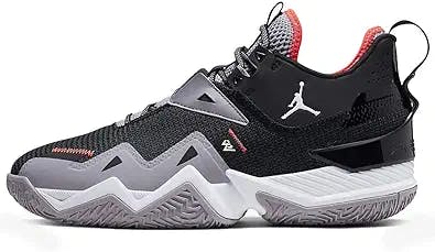 Nike mens Jordan Westbrook One Take Basketball Shoes, Black/Cement Grey-bright Crims, 13