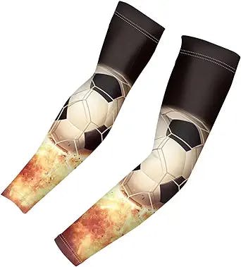 Horeset US Flag Pattern Sport Arm Covers Breathable Cooling Sleeve Basketball Cycling