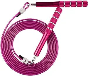 LUKEO Sports Jump Ropes Wire Skipping Rope Anti-winding Non-slip Handle Professional Training Weight-bearing Fitness Equipment