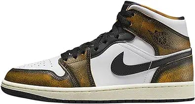 Lace Up Like a Dunk Champion with Nike Air Jordan 1 Mid Men's Shoes Black/T