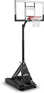 Spalding Momentous EZ Assembly 54" H-Frame Portable Basketball Hoop
