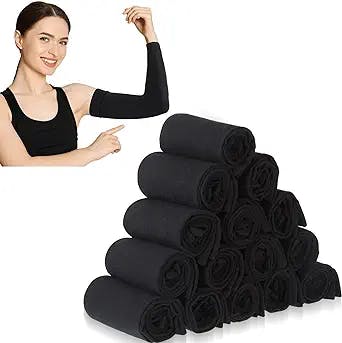 Jeyiour 30 Pairs Arm Sleeves for Men Woman Cooling Compression Arm Sleeves Fingerless Tattoo Cover up UV Sun Protection Sleeve for Baseball Volley Golf Football