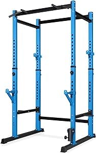 Bongkim Power Rack, Rack Cage for Weight Training, Adjustable Squat Stand Rack for Home Gym Equipment, Lifting Cage with 660lb Capacity.