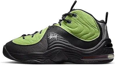 Nike Air Penny 2 x Stüssy Vivid Green Black Sneakers Size 6.5 Mens Basketball Shoes