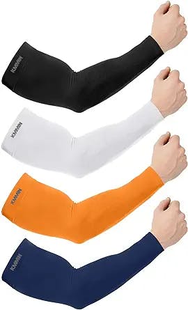 KMMIN Arm Sleeves UV Protection for Driving Cycling Golf Basketball