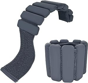 LEWEREST Wearable Wrist & Ankle Weights, Set Of 2 (1lb Each), Size Adjustable Wrist Weights Sets for Women Men, Ankle and Wrist Weights for Yoga Walking Jogging Pilates Dance Strength Training