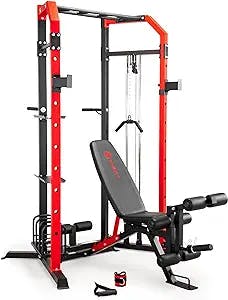 Coach Slam Reviews the Marcy Power Cage System with Adjustable Weight Bench