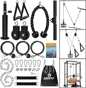 Get Your Slam Dunk Game on Point with SERTT Weight Cable Pulley System Gym 