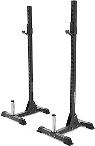 ARCHON Independent Adjustable Squat Rack | Weight Rack | Squat Rack and Bench Press Rack | Squat Stand | Half Rack | Barbell Rack | Olympic Weight Bench and use with Your Squat Bar