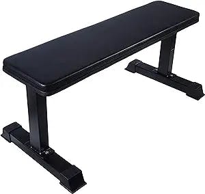 Coach Slam's Review: Amazon Basics Flat Weight Workout Exercise Bench, Blac