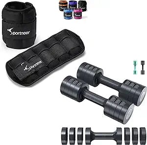 Ankle & Wrist Weights with Hand Weights Set