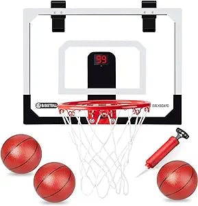 Get Ready to Dunk on Your Boss with the Mini Indoor Basketball Hoop for Doo
