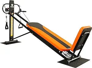 Signature Fitness Home Gym System Workout Station with 15 Resistance Levels, Comes with Resistance Bands and Floor Mats, 375-Pound User Weight Capacity