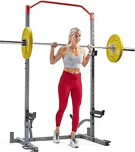 Sunny Health & Fitness PowerVersa Series All-In-One Strength Training Squat Rack And Bench Power Cage - SF-XF921041