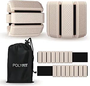 Polyfit Wrist & Ankle Weights - Wearable Ankle Weights for Women and Men - Yoga, Walking, Running, Dance, Barre, Pilates, Cardio, Aerobics