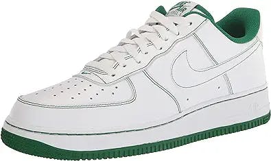 Nike Men's Low-Top Sneakers Basketball Shoe, White Pine Green, 11