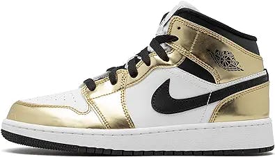The Air Jordan 1 Mid SE GS DC1420 700 Metallic Gold: The Mid-Top Sneakers T