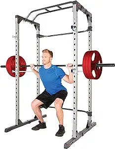 Rack Your Gains with the Fitness Reality Squat Rack Power Cage!