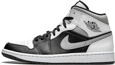 Nike Jordan 1 Mid White Shadow Black/Medium Grey-White 554724-073 (Numeric_10)