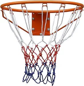 AOKUNG Basketball Folding Hoop, Basketball Net, Indoor/Outdoor Hanging Basketball Net, All-Weather Basketball Net, Wall Hanging 18"