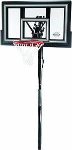 Lifetime 1084 Height Adjustable In Ground Basketball System, 50 Inch Shatterproof Backboard