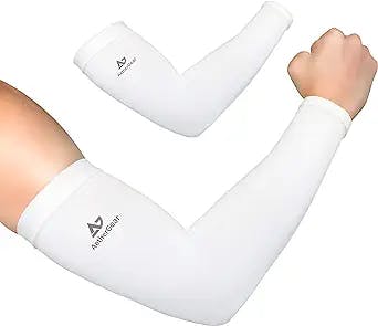 AetherGear Arm Sleeve (1 Pair) - Compression Cover Arm Sleeves Men and Women for Sports, Outdoors, UV Protection