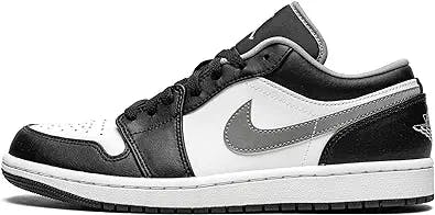 Nike Men's Air Jordan 1 Low Black/Particle Grey, Black/Particle Grey/White, 11.5
