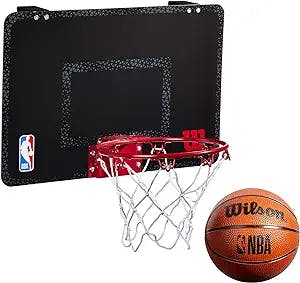 WILSON NBA Team Forge Pro Mini Basketball Hoop (+ 30 Team Stickers)