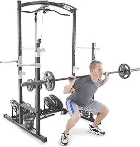Meet Coach Slam's Review of the Marcy Home Gym Cage System Workout Station: