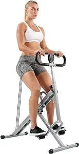 Get Your Booty Pumping with the Sunny Health & Fitness Squat Assist Row-N-Ride™ Trainer